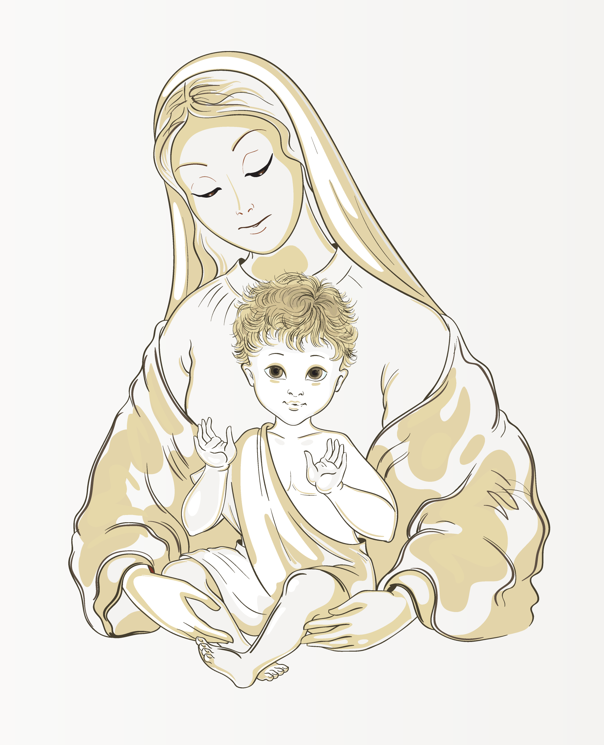 Virgen maria mobile